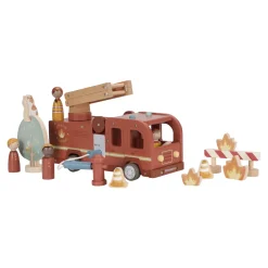 Set Bomberos con camión FSC · Little Dutch