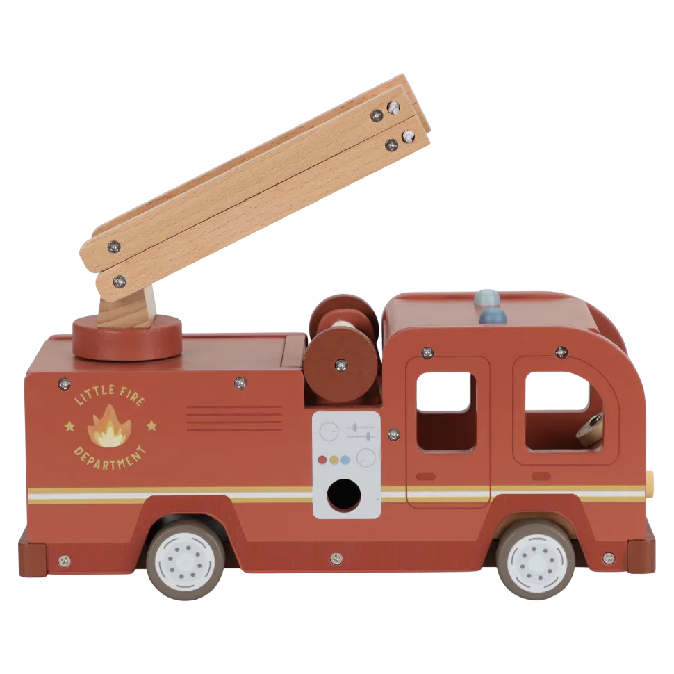 Set Bomberos con camión FSC · Little Dutch