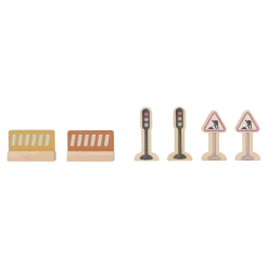 Set Construcción con grúa FSC · Little Dutch