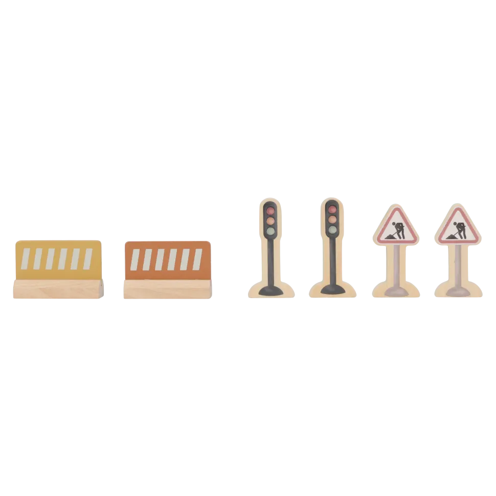 Set Construcción con grúa FSC · Little Dutch