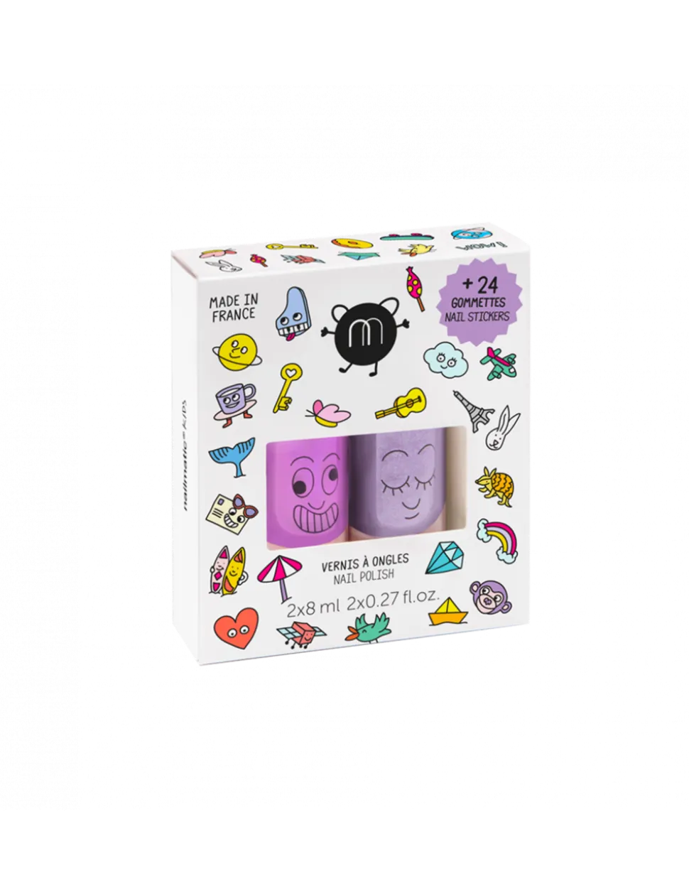 Set 2 Pintauñas al agua Wow · Nailmatic