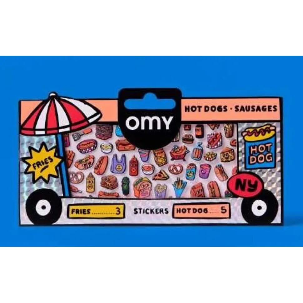 Stickers Boutique Hot Dog · OMY
