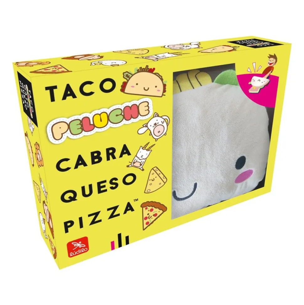 Taco, Peluche, Cabra, Queso, Pizza · Ludilo