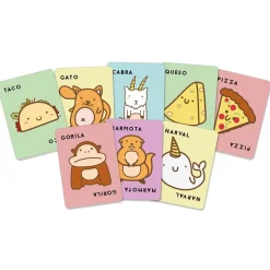 Taco, Peluche, Cabra, Queso, Pizza · Ludilo