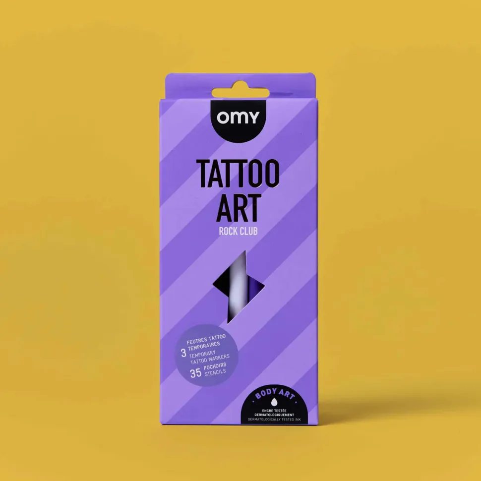 Tattoos temporales Rock Club · Omy