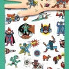 Tatuajes héroes contra villanos · DJECO