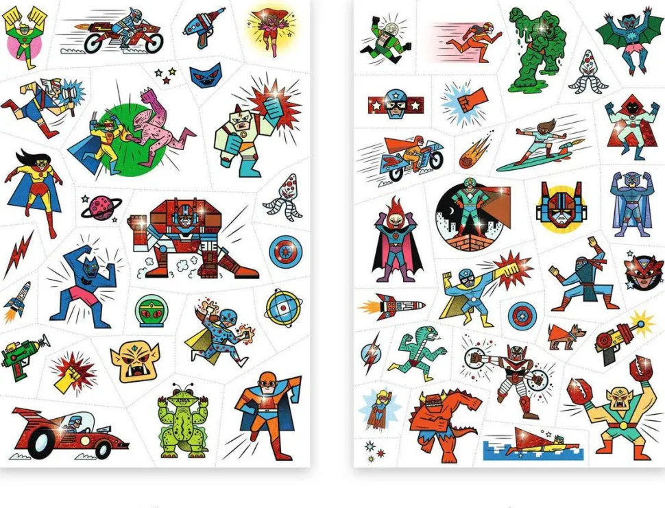 Tatuajes héroes contra villanos · DJECO