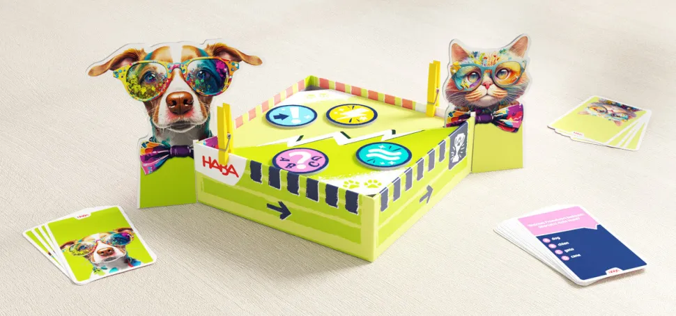 Team Quiz Challenge – Gatos vs. Perros · HABA