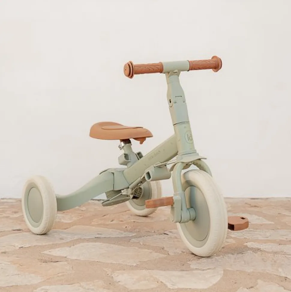 Triciclo con barra Verde · Little Dutch